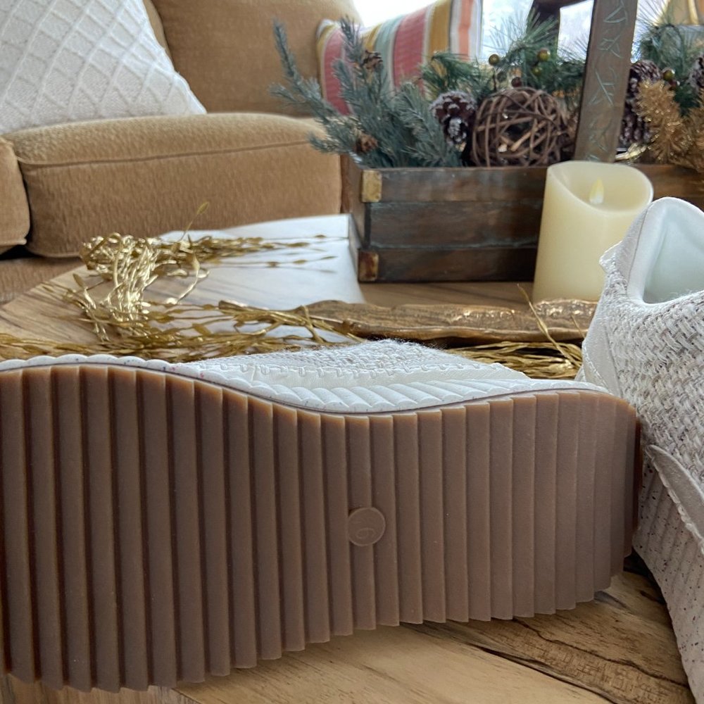 Universal Thread White Tweed Platform Sneakers Sz… - image 3